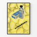 Plakat vintage Citronema dekoracja żółta cytryna
