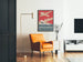 Plakat vintage lotnisk miejskich Nowego Jorku