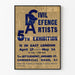 Plakat z wystawy vintage 5. Exposition Artistes de la Défense Civile