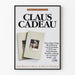 Plakat Vintage Claus Cadeau Boekenweek 1989