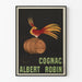 Plakat vintage Cognac Albert Robin dekoracyjny