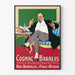 Plakat vintage Cognac Baralis dekoracja ścienna