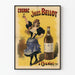 Plakat Vintage Cognac Jules Bellot w Cognac