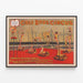 Plakat vintage Circus Cole Bros. Nelson Family — oprawiony obraz na ścianie