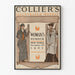 Plakat vintage Collier's Illustrated Weekly Numer Kobiety 1902