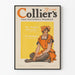 Plakat vintage Collier's The National Weekly - The Noiseless Suffragette