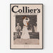 Plakat vintage Collier's The National Weekly - The First Tee