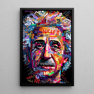 Street Art - Nowoczesna Mozaika Einsteina