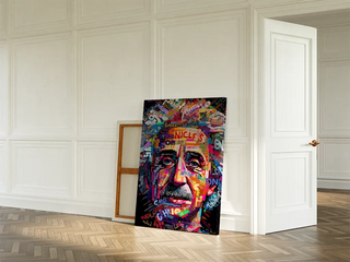 Street Art - Nowoczesna Mozaika Einsteina