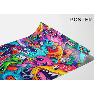 Plakat Pop Art - Eksplozja Chromatyczna
