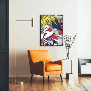 Plakat Pop Art, zatytułowany - Piękno w Ruchu