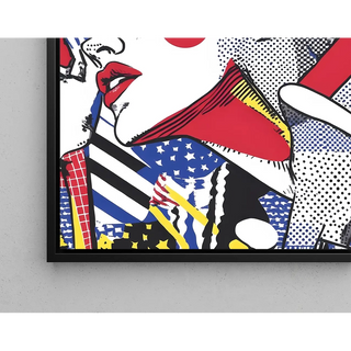 Plakat Pop Art, zatytułowany - Piękno w Ruchu