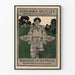 Plakat vintage Columbia Bicycles do dekoracji ściennej