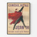 Plakat Teatr Komedii Królewskiej Jean III dekoracja ścienna vintage