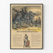 Plakat vintage Żołnierze zapisujący historię 1918