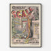 Plakat z koncertu vintage La Scala Boulevard de Strasbourg