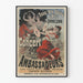 Plakat Vintage Koncert Ambasadorów Dekoracja Ścienna