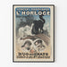 Plakat vintage Koncert-Spacer przy Zegarze - Duet Kotów