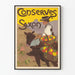 Plakat vintage Conserve Saxon - Retro dekoracja ścienna