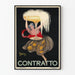 Plakat Vintage Contratto Champagne - Elegancka dekoracja ścienna