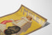 Plakat vintage z ubraniem dla niemowląt na chrzest