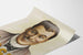 Plakat vintage portret wyrazisty Cosset