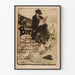 Plakat vintage w Bretanii - Dekoracyjna litografia morska