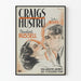 Plakat vintage Craigs Hustru dekoracja ścienna retro