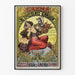 Plakat Vintage Crema al Cioccolato Gianduia – Elegancka dekoracja ścienna w stylu secesyjnym