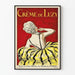 Vintage plakat Crème de Luzy do eleganckiej dekoracji ściennej