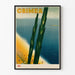 Plakat dekoracyjny vintage na ścianę Crimea plaża i morze