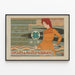 Plakat vintage Rowery i Samochody Georges Richard — oprawiony obraz na ścianie