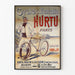 Plakat Vintage Cycles Francuskie Hurtu Paryż