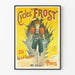 Plakat vintage Cycles Frost Paris dekoracja ścienna