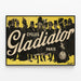 Plakat reklamowy vintage Cycles Gladiator Paryż — oprawiony obraz na ścianie