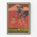 Plakat vintage dekoracyjny Cycles Météore
