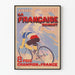 Plakat vintage La Française Diamant Mistrz Francji 8 razy - Sportowa dekoracja ścienna