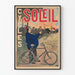 Plakat vintage reklama rowerowa Cycles Soleil