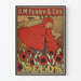 Plakat retro D.M. Ferry & Co's Standard Seeds