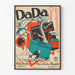 Plakat Dada Fox-trot projekt graficzny vintage