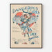Plakat vintage Dangerous Girls - Retro dekoracja muzyczna na ścianę