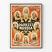 Plakat Vintage Darkest Russia - Portrety carów rosyjskich