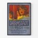 Plakat vintage Darmstadt 1901 wystawa artystyczna