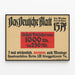Plakat Vintage Das Deutsche Blatt - Niemiecka reklama w czerni i czerwieni — oprawiony obraz na ścianie