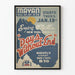 Plakat vintage Days Without End do dekoracji ściennych
