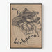 Plakat vintage radio Bode dekoracyjny