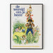 Vintage plakat dekoracji ściennej dla dzieci "De Wereld Om Je Heen"