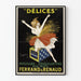 Plakat vintage Delicje Makaroniki z Jajkami Ferrand i Renaud