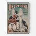 Plakat vintage Delpierre Imitacje Artystyczne do dekoracji ściennej