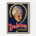 Plakat vintage Delson Le Mystérieux do dekoracji ściennych